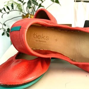 TIEKS by Gavrieli Poppy Designer Leather Ballet Flats